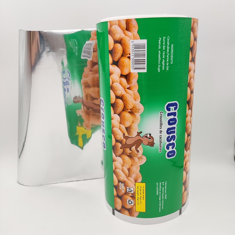 Automatic packaging film roll,printing packing film roll,food packaging film,plastic film 