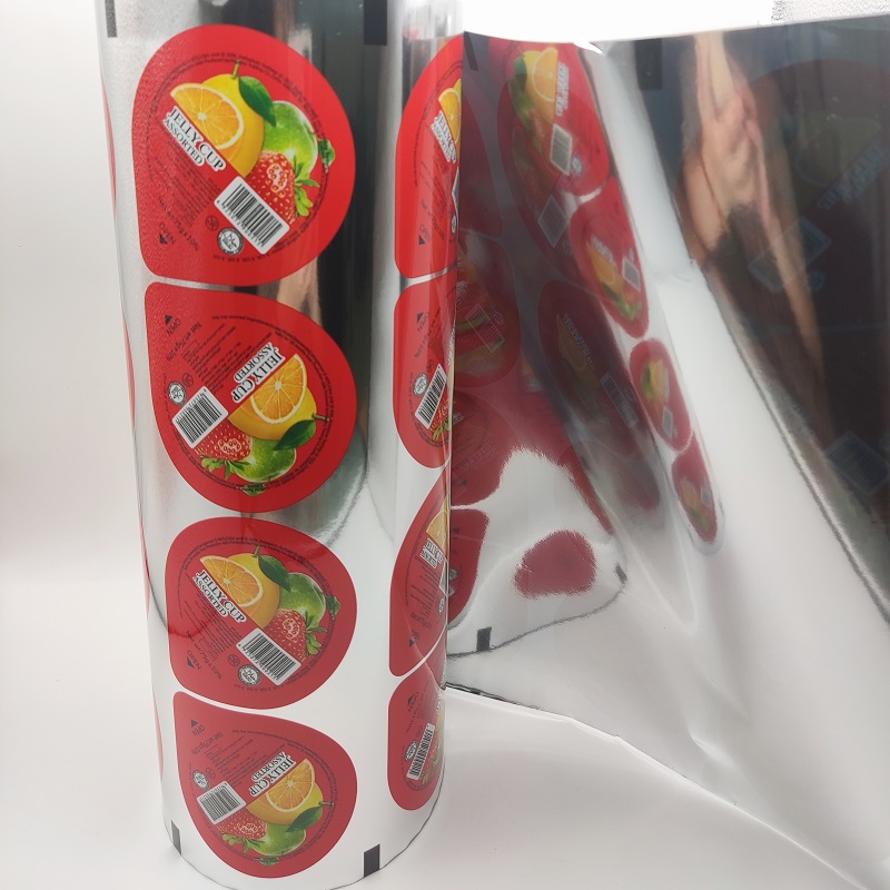 Food Grade Heat Sealing Roll Film for PET/PE/PS/PP Jelly Cups/trays