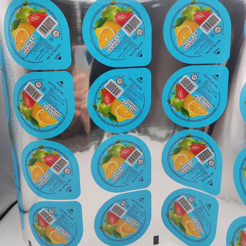 Food Grade Heat Sealing Roll Film for PET/PE/PS/PP Jelly Cups/trays 
